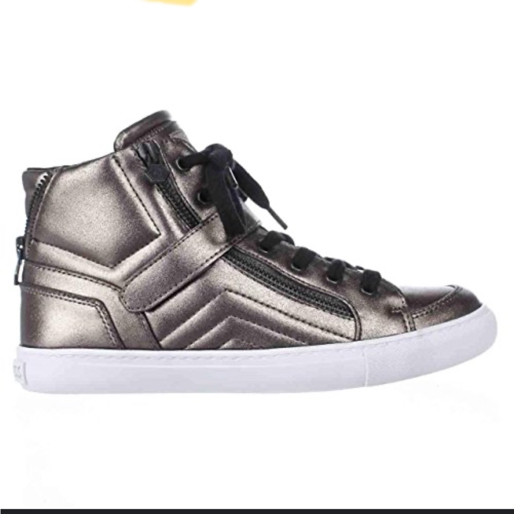 G by Guess Ojay Gunmetal Gray Hightops